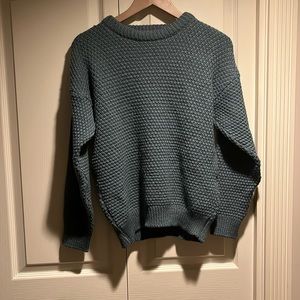 NWT Peregrine waffle Crew Neck Jumper Seafoam size S